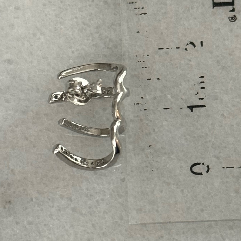 Sterling Silver Claw Multi Hoop Crystal Earrings 

Brand New - Picture 3 of 4